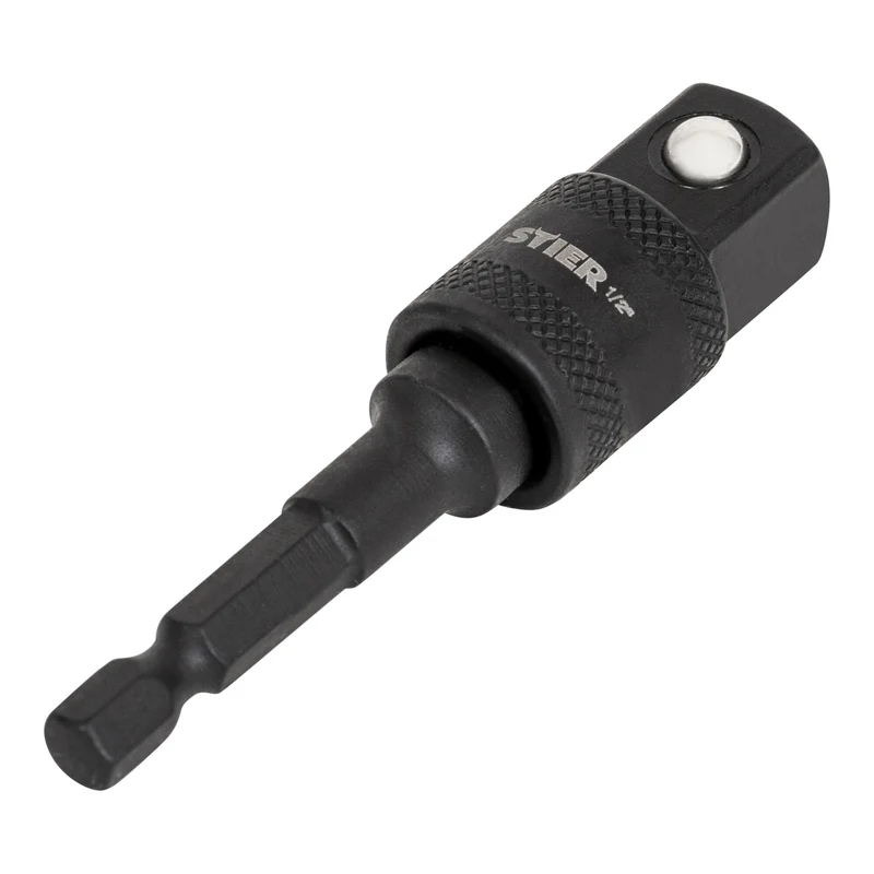 STIER Bit Adapter Satz 3-teilig 1/4 Stecknüsse 3/8 und 1/2 Zoll Steckschlüssel