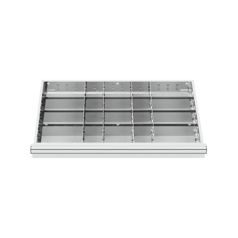 STIER Schubladeneinteilung Metalleinteilung BLH 75 mm Innenmaß 800x450 mm 20