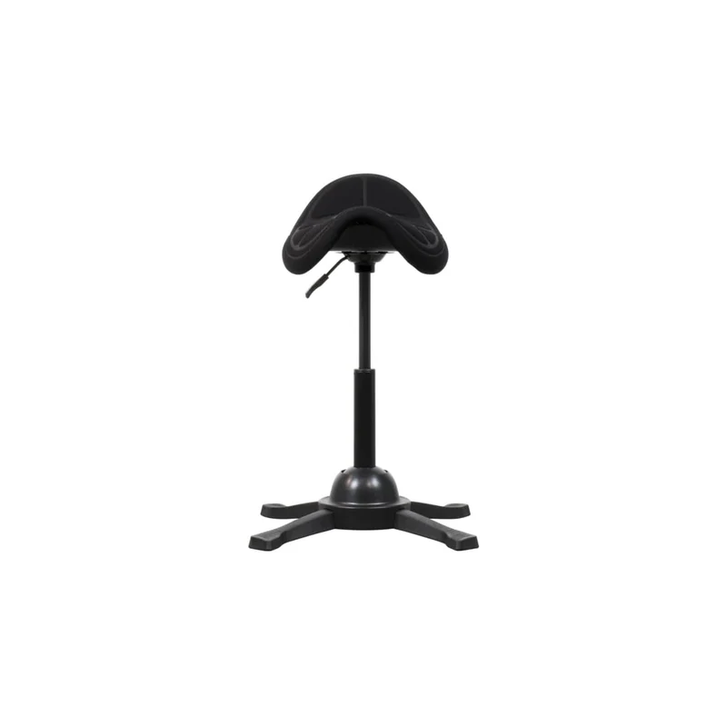 STIER Sattelhocker mit Sitzmulde Sitzhöhe 480-660mm schwarz
