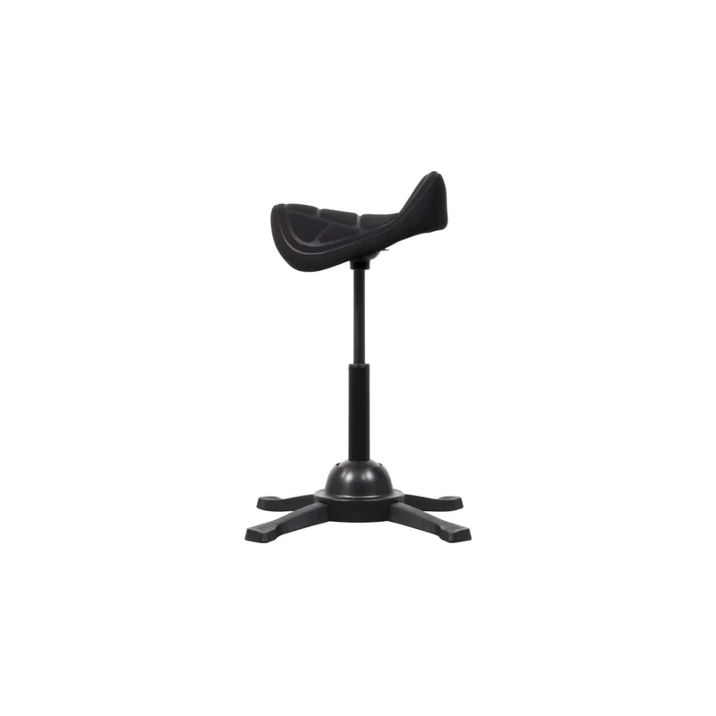 STIER Sattelhocker mit Sitzmulde Sitzhöhe 480-660mm schwarz