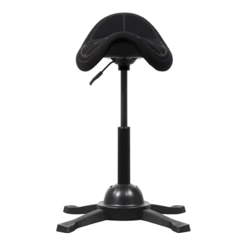 STIER Sattelhocker mit Sitzmulde Sitzhöhe 480-660mm schwarz