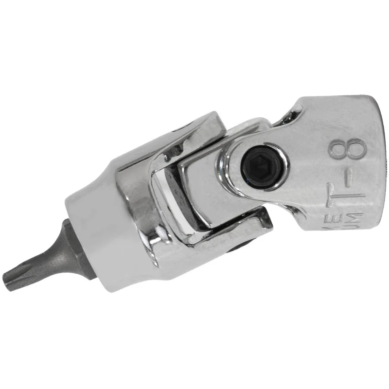 SW-Stahl Schraubendreheinsatz 1/4" T-Profil T8 mit Gelenk