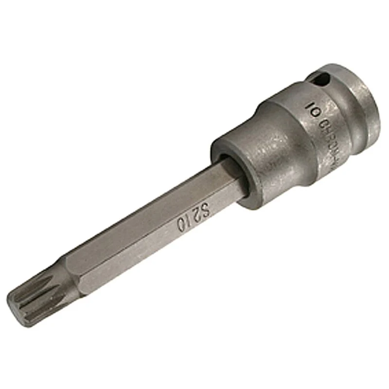 SW-Stahl IMPACT-Schraubendreheinsatz 1/2" Innenvielzahn M10 x 100 mm