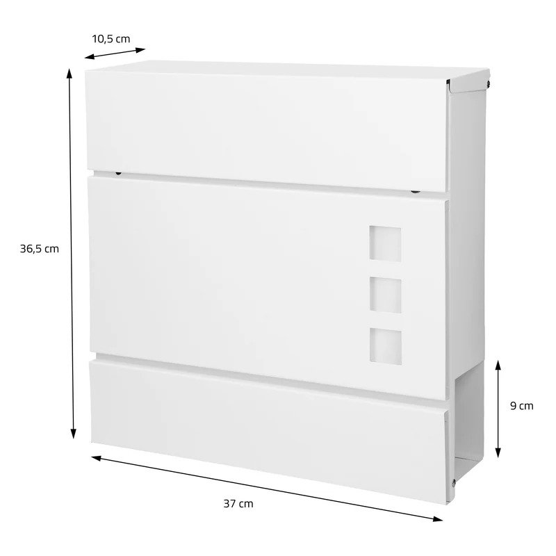 ML-DESIGN | Standbriefkasten freistehend in verschiedenen Designs 120 cm hoch Edelstahl Doppelter Standfuß in Anthrazit