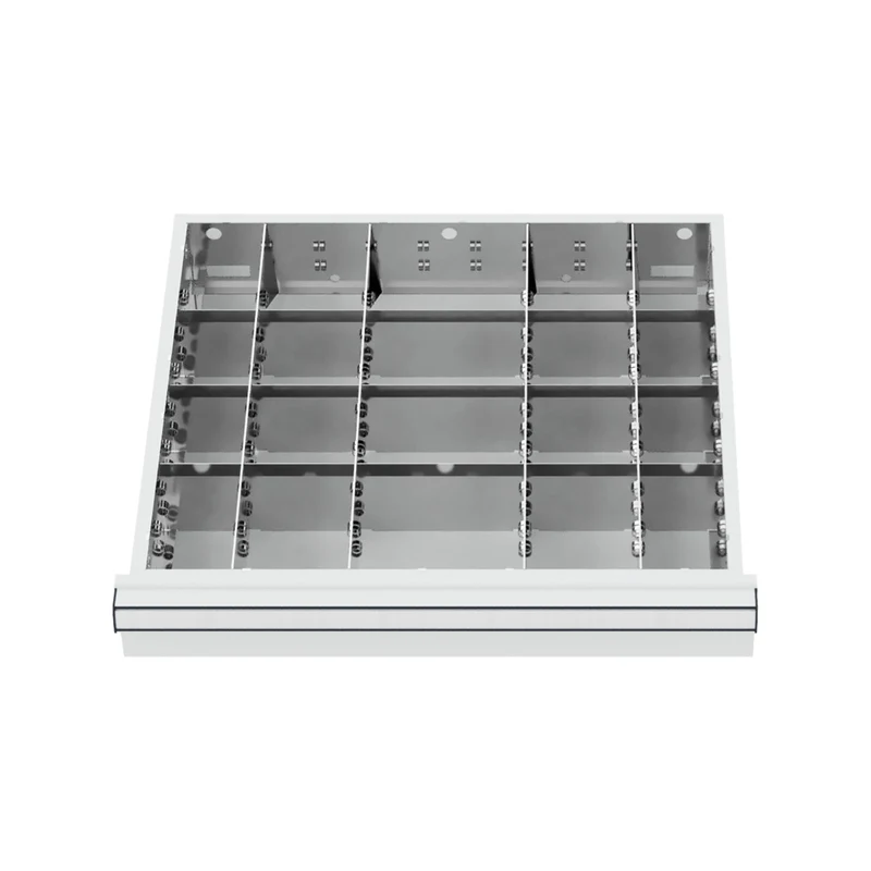 STIER Schubladeneinteilung Metalleinteilung BLH 150/175 mm Innenmaß 500x450 mm