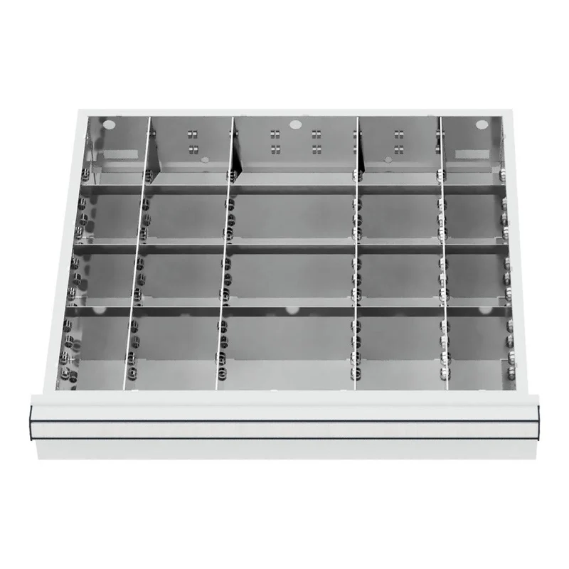 STIER Schubladeneinteilung Metalleinteilung BLH 150/175 mm Innenmaß 500x450 mm