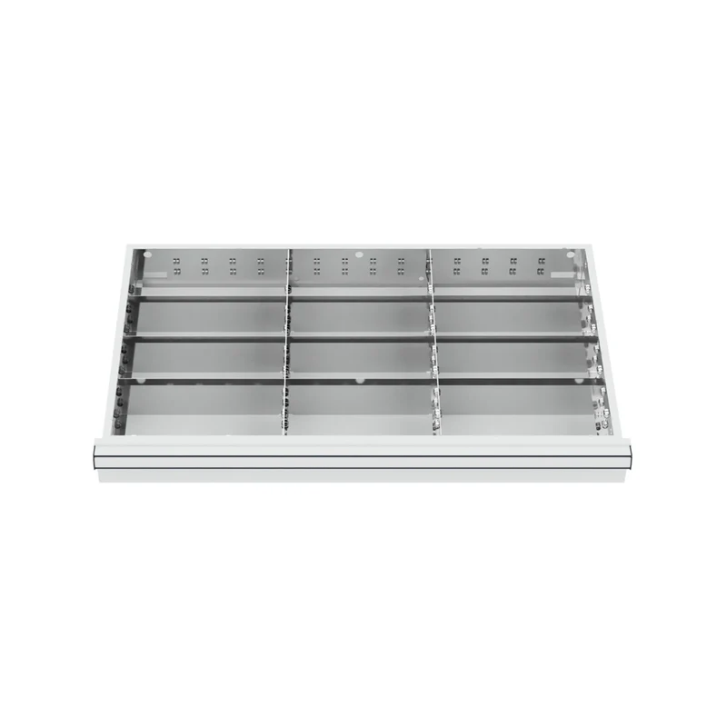 STIER Schubladeneinteilung Metalleinteilung BLH 75 mm Innenmaß 800x450 mm 12