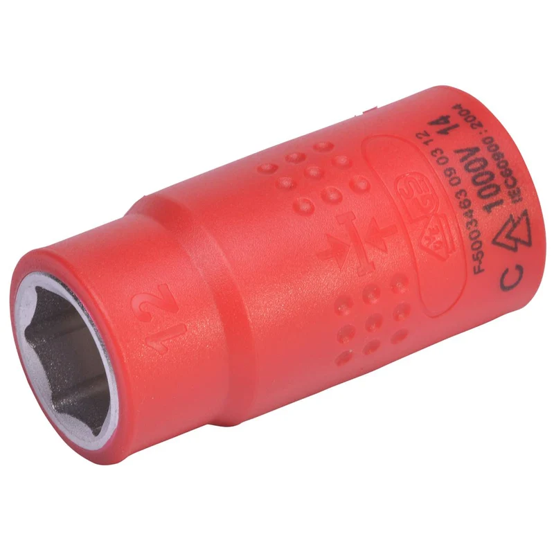 SW-Stahl Steckschlüsseleinsatz 3/8" 12 mm VDE