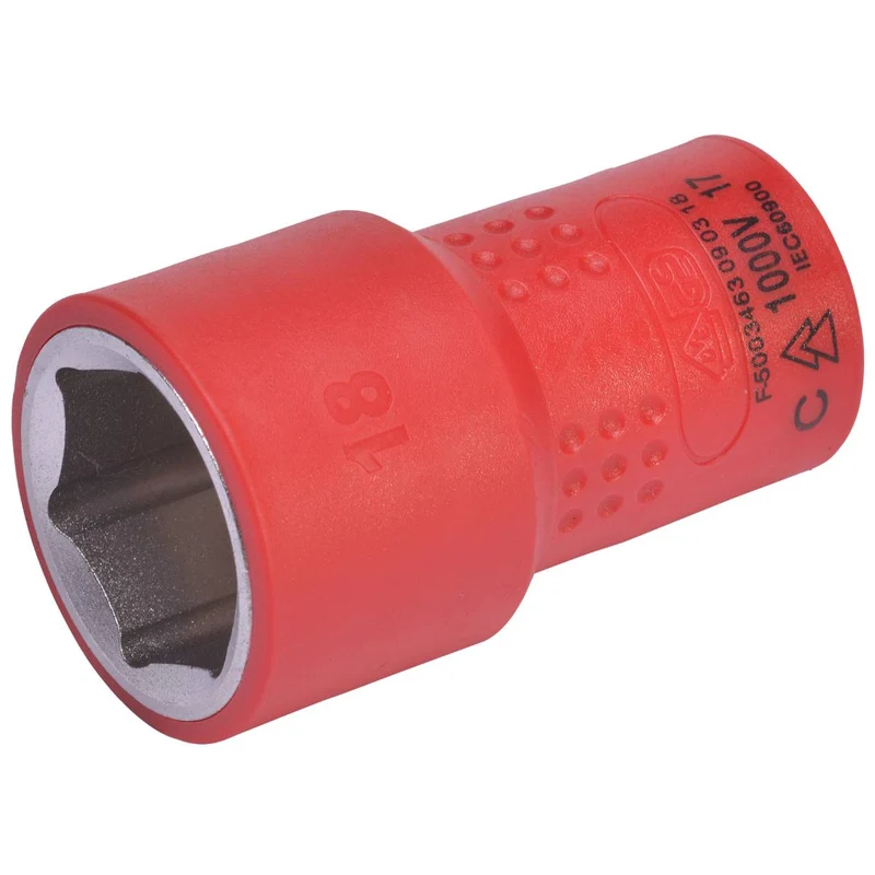 SW-Stahl Steckschlüsseleinsatz 3/8" 18 mm VDE