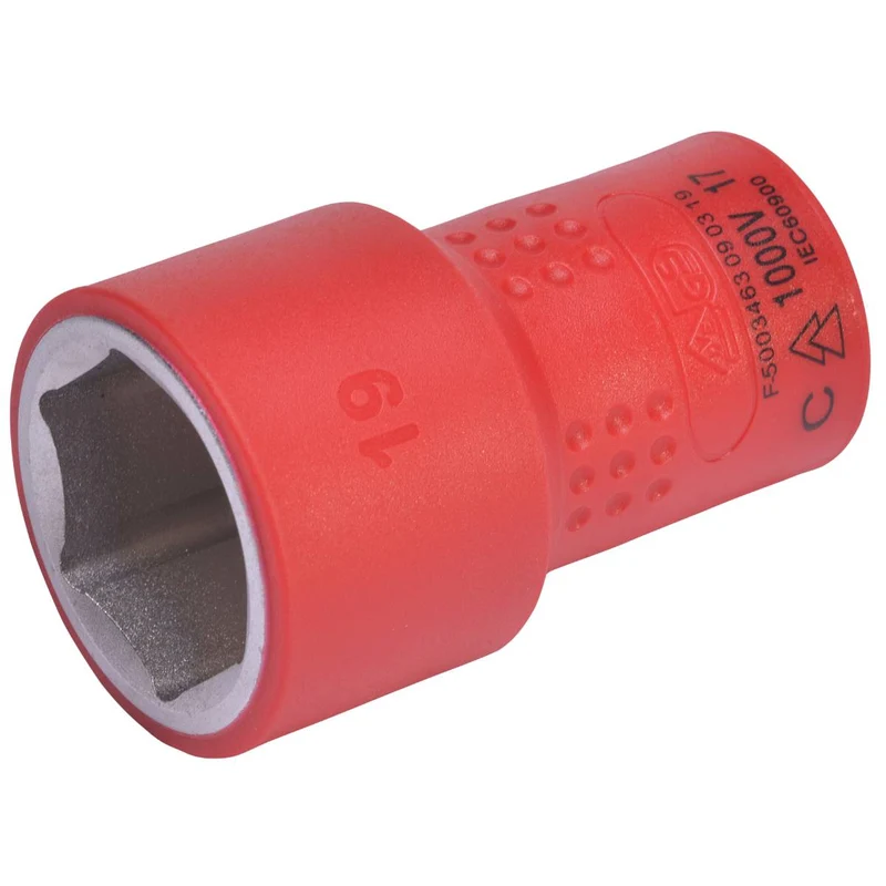 SW-Stahl Steckschlüsseleinsatz 3/8" 19 mm VDE