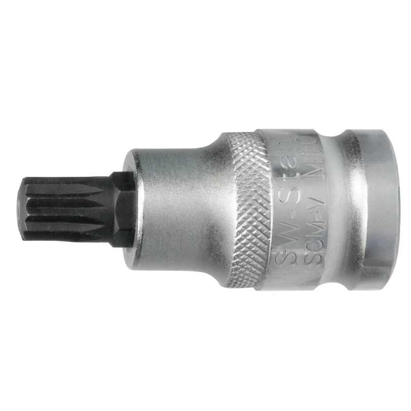 SW-Stahl Schraubendreheinsatz 1/2" Innenvielzahn M5 x 53 mm