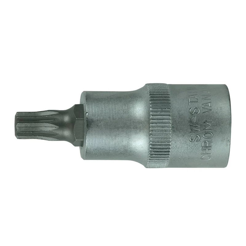 SW-Stahl Schraubendreheinsatz 1/2" Innenvielzahn M8 x 53 mm