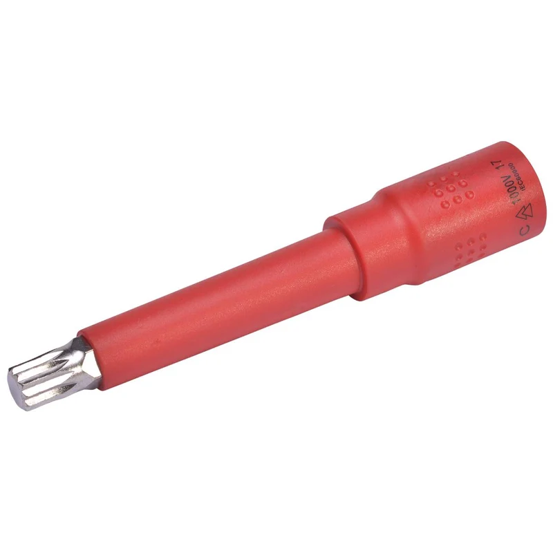 SW-Stahl Steckschlüsseleinsatz 3/8" Innenvielzahn M10 VDE