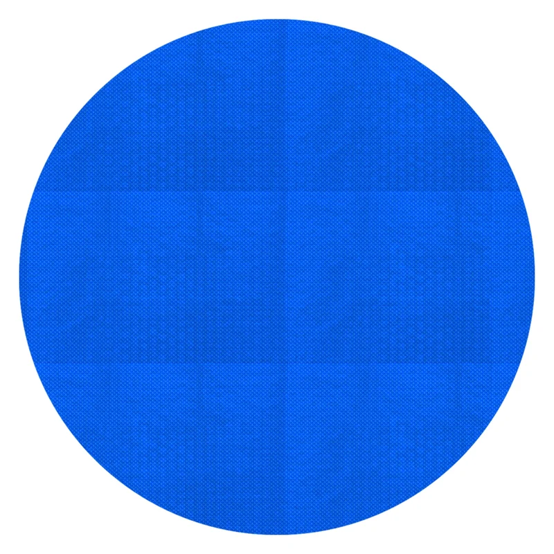 Pool Solarfolie rund Ø 500 cm Blau, Pool Solarabdeckplane 120µm, Solarplane Solarabdeckung zuschneidbar, Poolabdeckung