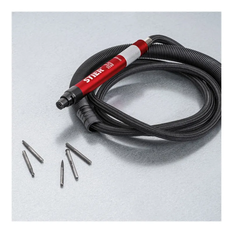 STIER Mikro-Stabschleifer MSS-56 Länge 140 mm leichtes Gewicht 100g 56.000 U/min