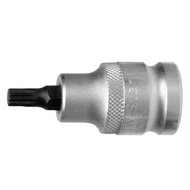 SW-Stahl Schraubendreheinsatz 1/2" Innenvielzahn M10 x 53 mm