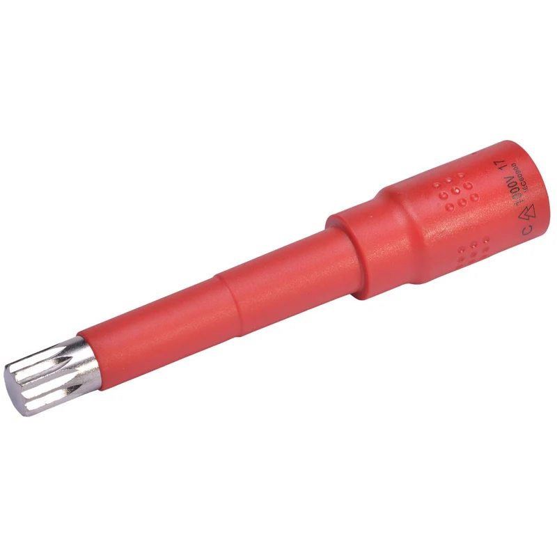 SW-Stahl Steckschlüsseleinsatz 3/8" Innenvielzahn M12 VDE