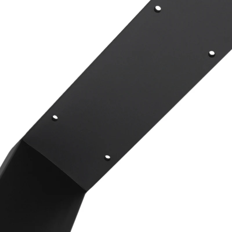B-Ware Tischbeine 2er Set 80x72 cm Schwarz aus Stahl