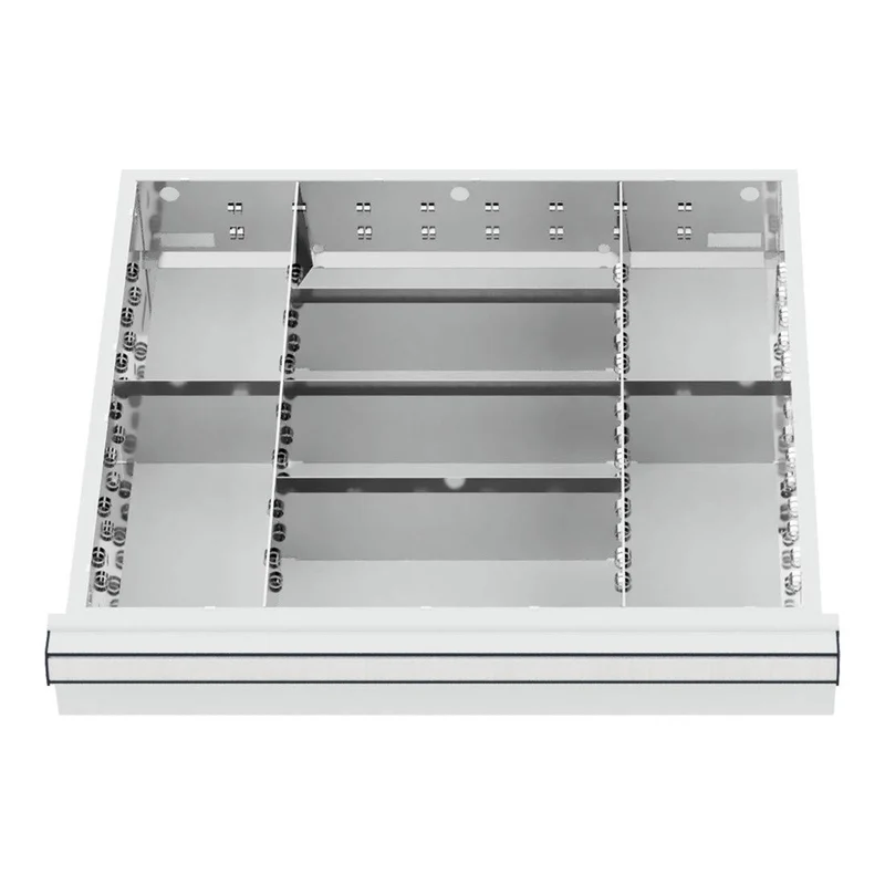 STIER Schubladeneinteilung Metalleinteilung BLH 75 mm Innenmaß 500x450 mm 8
