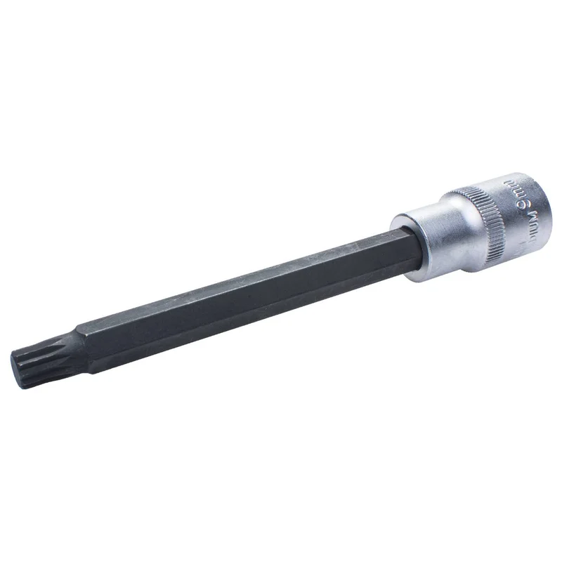 SW-Stahl Schraubendreheinsatz 1/2" Innenvielzahn M9 x 140 mm
