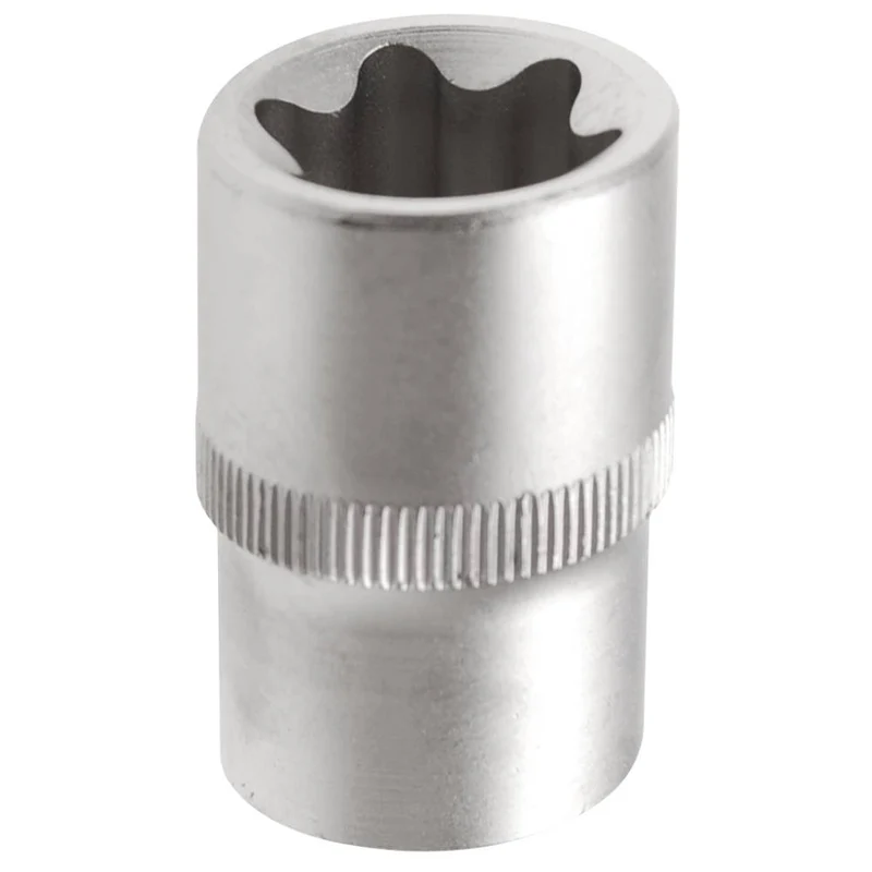 SW-Stahl Steckschlüsseleinsätze 1/2" E-Profil E10-E24 9-teilig