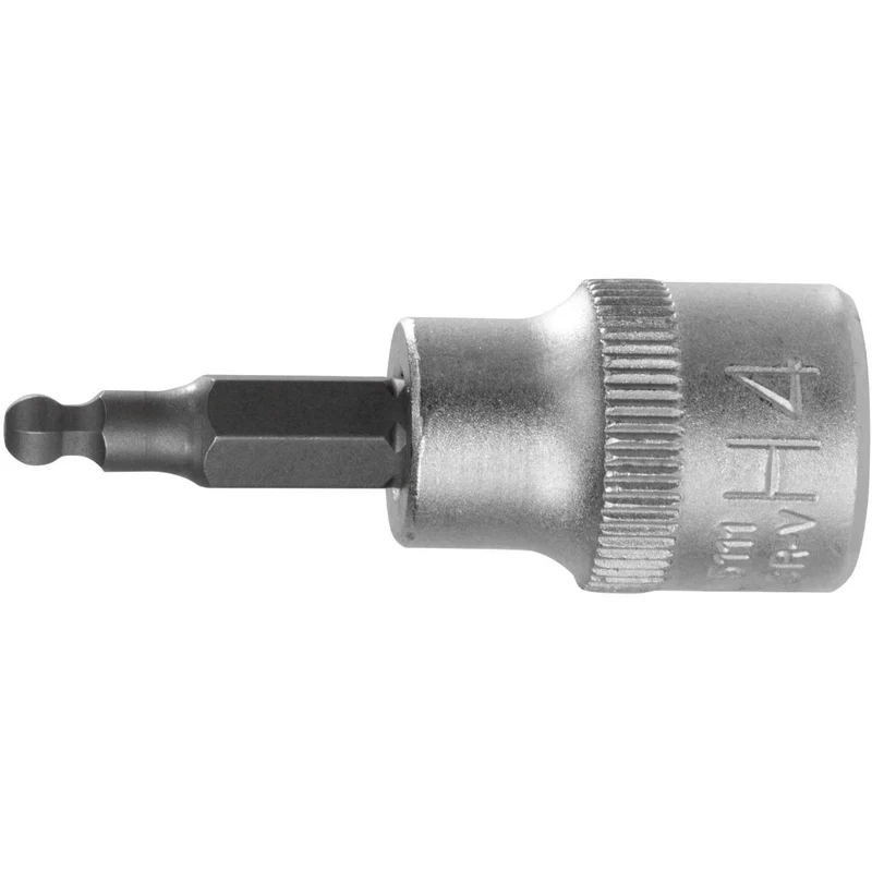 SW-Stahl Schraubendreheinsatz 3/8" Innensechskant 4 mm mit Kugelkopf