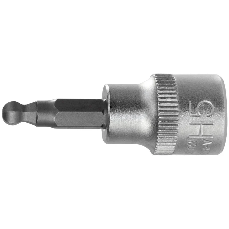 SW-Stahl Schraubendreheinsatz 3/8" Innensechskant 5 mm mit Kugelkopf