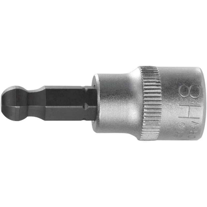 SW-Stahl Schraubendreheinsatz 3/8" Innensechskant 8 mm mit Kugelkopf