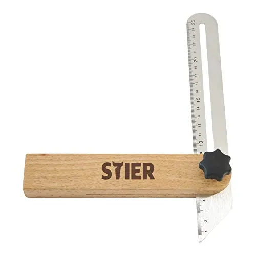 STIER Präzisions-Schmiege Länge 250 mm Schmiege Winkel Winkelmesser
