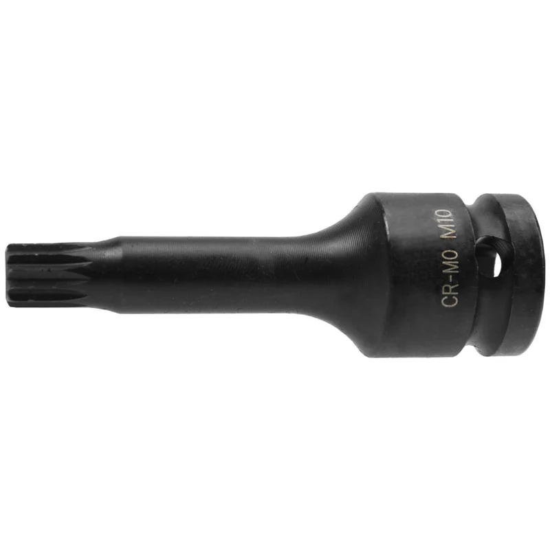 SW-Stahl IMPACT-Schraubendreheinsatz 1/2" Innenvielzahn M4 x 78 mm