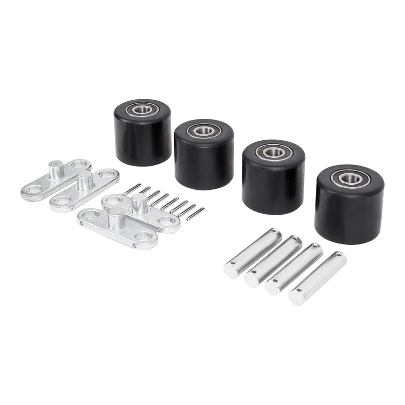 STIER Tandem-Lastrollen-Set aus robustem Nylon inkl. Achsen + Wippen für