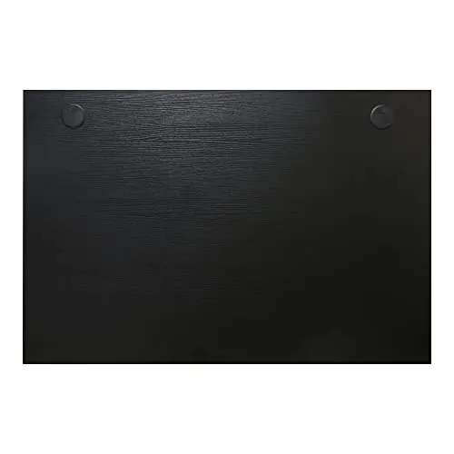 STIER Schreibtischplatte 180x80cm schwarz melaminbeschichtet tabletop 25mm dick
