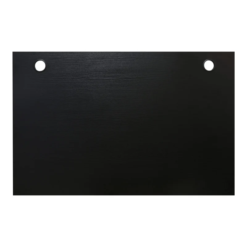 STIER Schreibtischplatte 120x80cm schwarz melaminbeschichtet tabletop 25mm dick