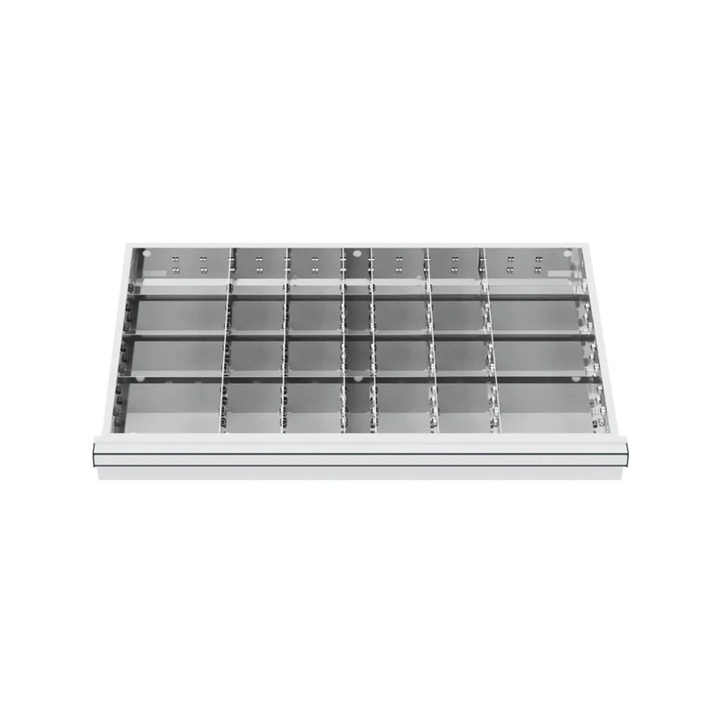 STIER Schubladeneinteilung Metalleinteilung BLH 75 mm Innenmaß 800x450 mm 28