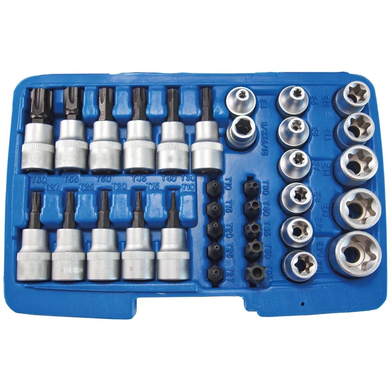 SW-Stahl Steckschlüsselsatz 3/8" 34-teilig
