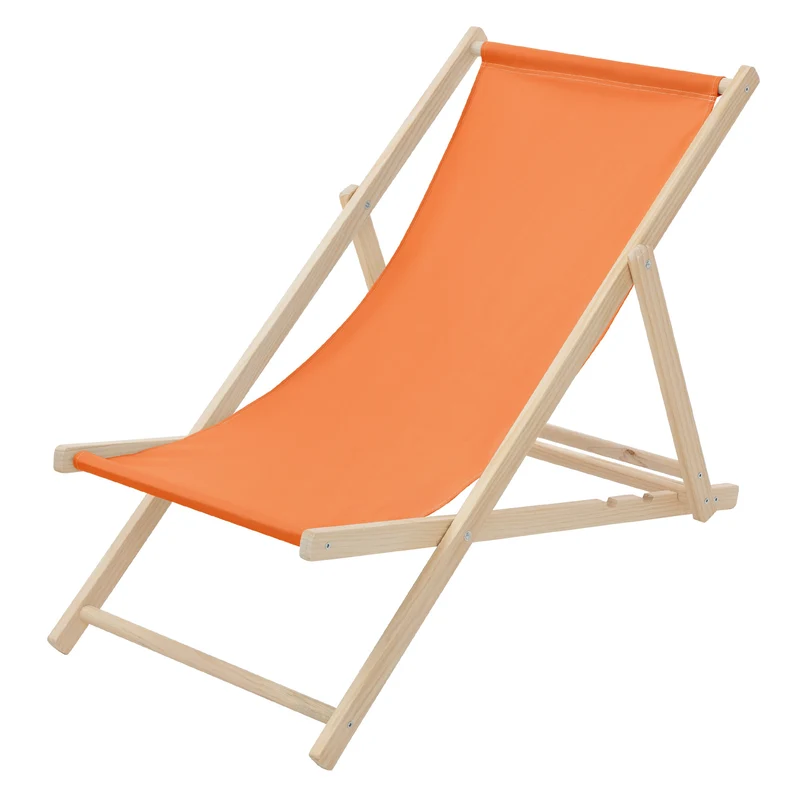 ECD Germany | Gartenliege klappbar aus Holz Strandliege Strandstuhl Sonnenliege