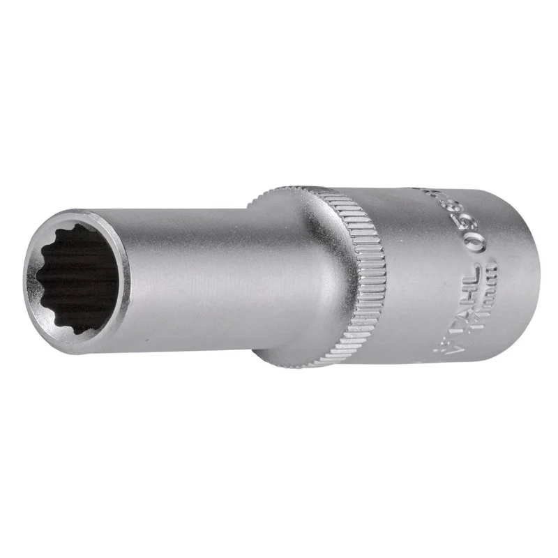 SW-Stahl Steckschlüsseleinsatz 1/2" Zwölfkant 8 mm tief