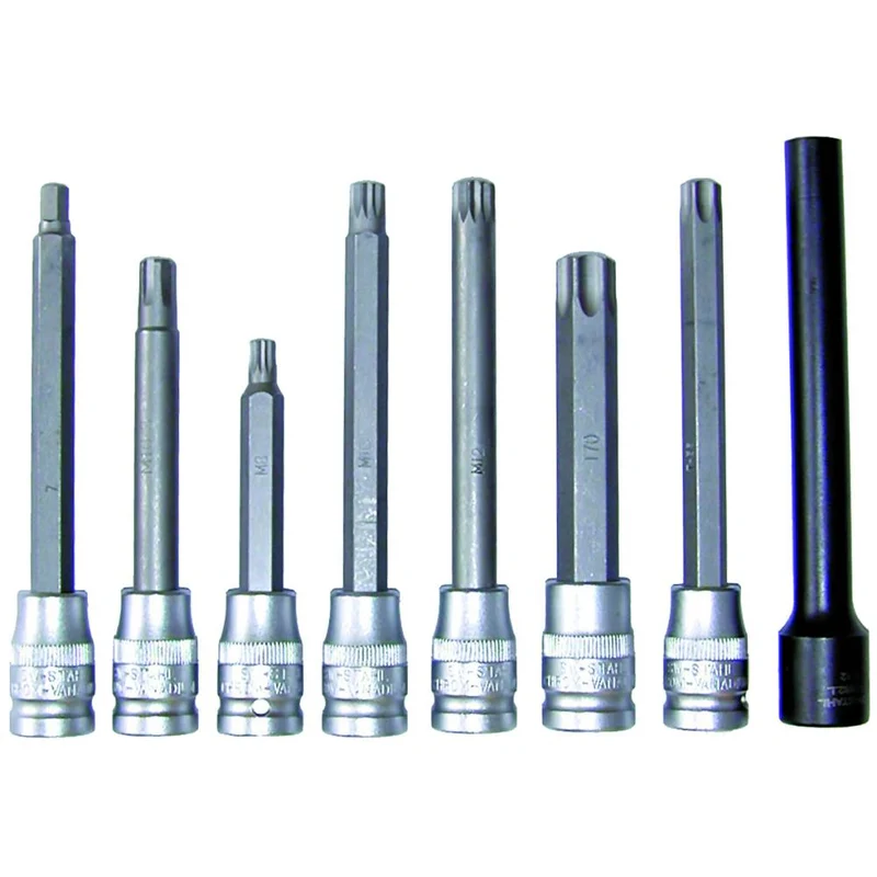 SW-Stahl Schraubendreheinsätze 1/2" 8-teilig