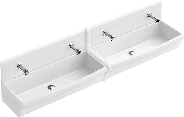 Villeroy & Boch O.novo Deckleiste 1000 mm Weiß Alpin – Rechteckige Waschbecken-Abdeckung