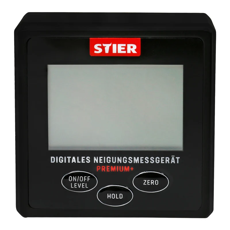 STIER Digitales Neigungsmessgerät ausgestattet mit LCD-Display ermöglicht exakte