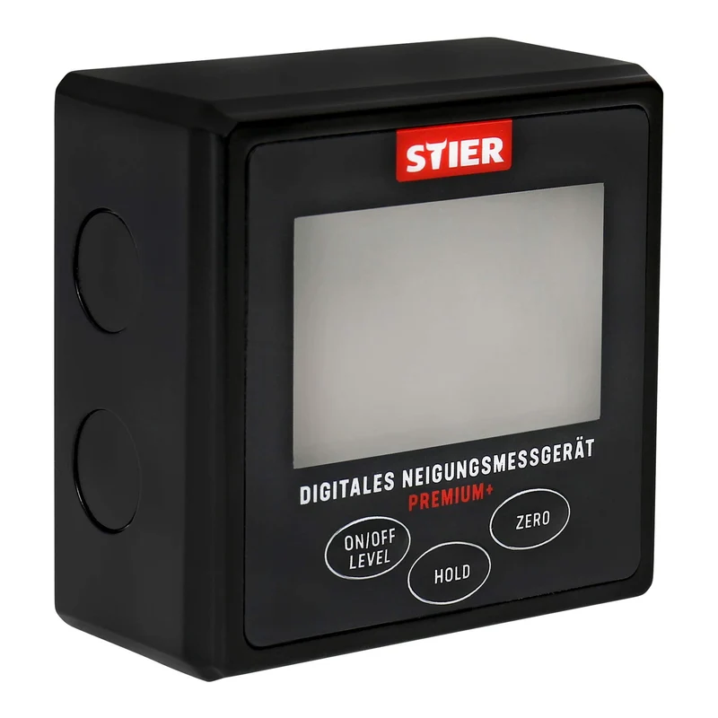 STIER Digitales Neigungsmessgerät ausgestattet mit LCD-Display ermöglicht exakte
