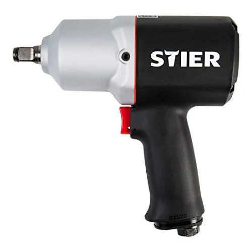 STIER Druckluft Schlagschrauber 15-PC leicht vierkant max. 1.054 Nm 1/2 Zoll