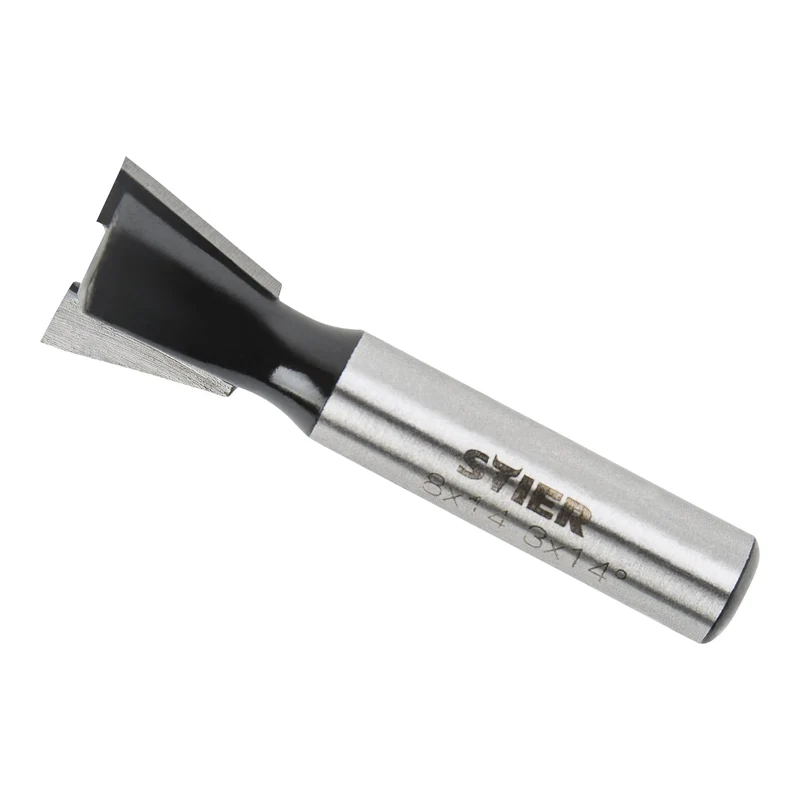 STIER Zinkenfräser HM (HW) Ø 14,3 mm Schaft Ø 8 mm