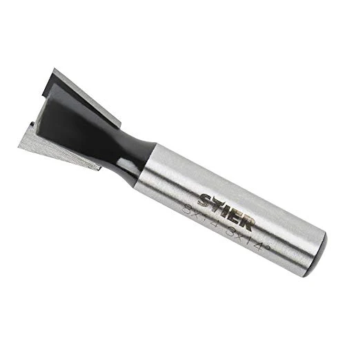 STIER Zinkenfräser HM (HW) Ø 14,3 mm Schaft Ø 8 mm