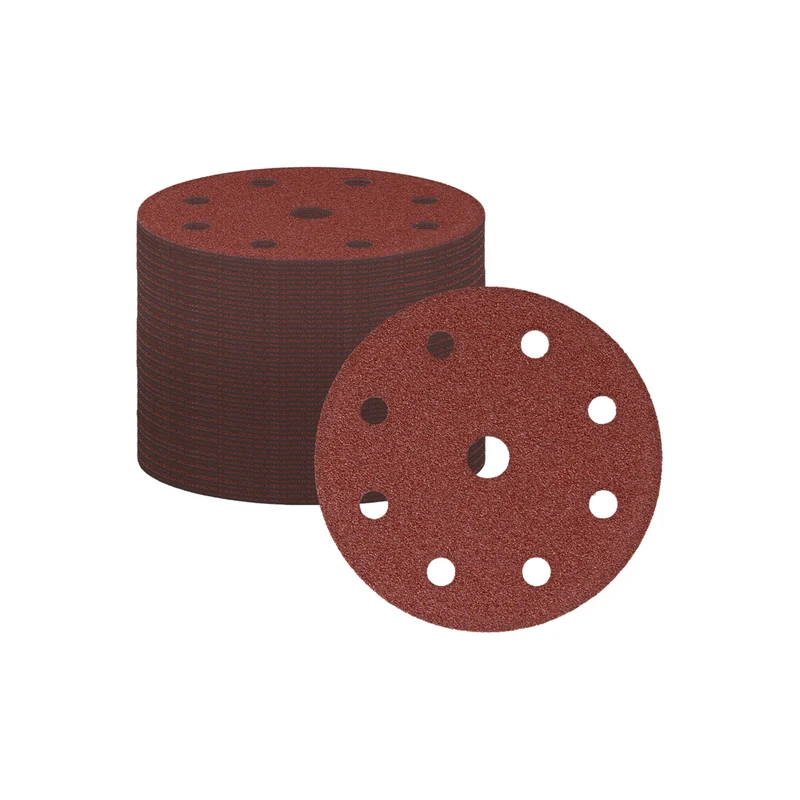STIER Schleifscheiben Holz D125 / P40 / 8-Loch 25 Stk