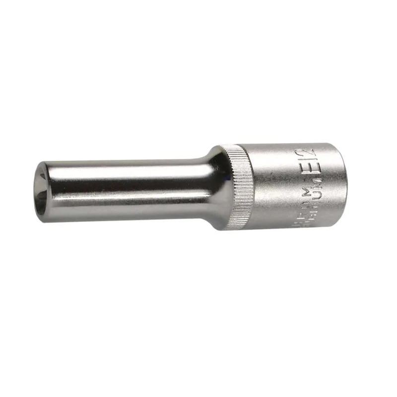 SW-Stahl Steckschlüsseleinsatz 1/2" E-Profil E12 tief