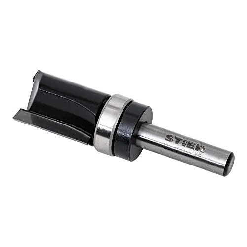 STIER Bündigfräser mit Anlaufkugellager Hart- 8 mm Durchmesser 19 mm Nutzlänge