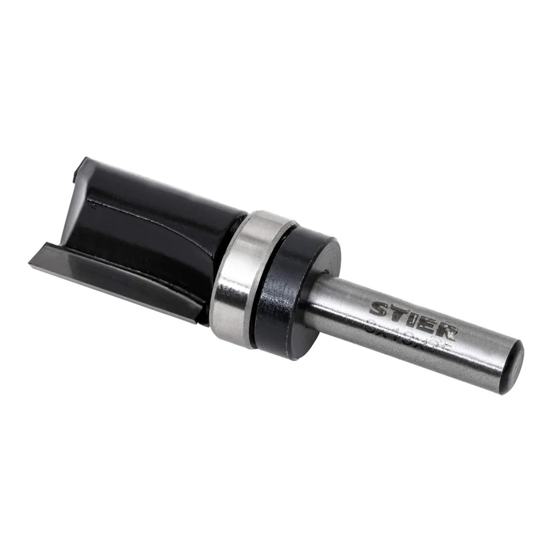 STIER Bündigfräser mit Anlaufkugellager Hart- 8 mm Durchmesser 19 mm Nutzlänge