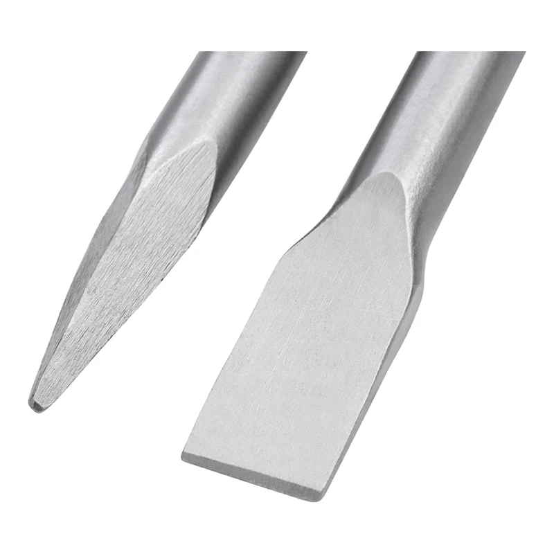 STIER SDS-HEX Flachmeißel Spitzmeißel Set 410 mm für Abbruchhammer vielseitig