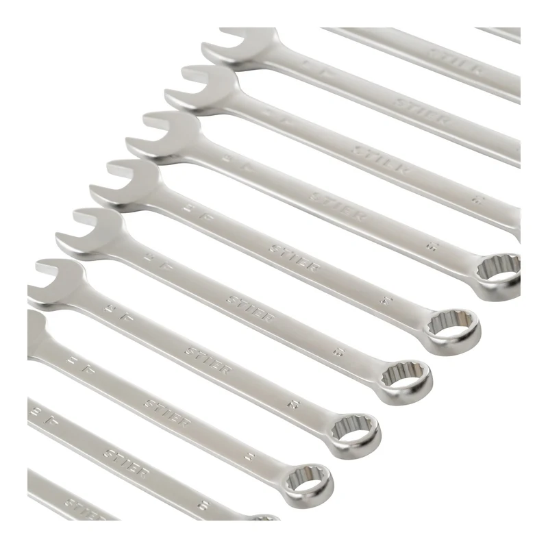 STIER Ringmaulschlüssel-Satz SW 6 - 32 mm 21-teilig aus hochwertigem